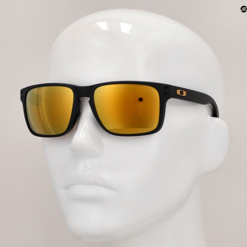 Oakley Holbrook XL matt fekete/prizm 24k polarizált napszemüveg 14