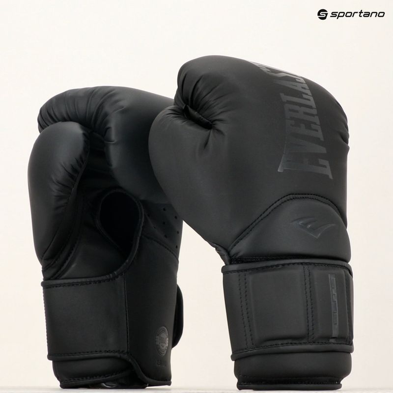 Boxkesztyű Everlast Elite 2 Pro Boxing Leather black 7