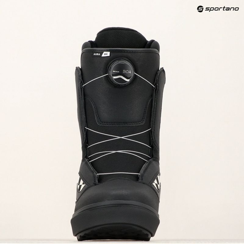 Férfi snowboard cipő Vans Aura OG black/white 12