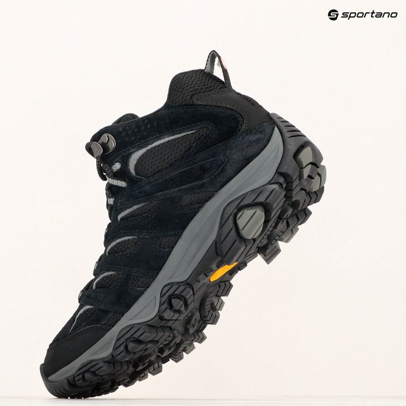 Férfi túracipő Merrell Moab 3 Mid Gtx black/grey 14