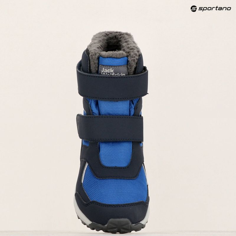 Gyerek hótaposó Jack Wolfskin Woodland WT Texapore High VC crisp cobalt 17