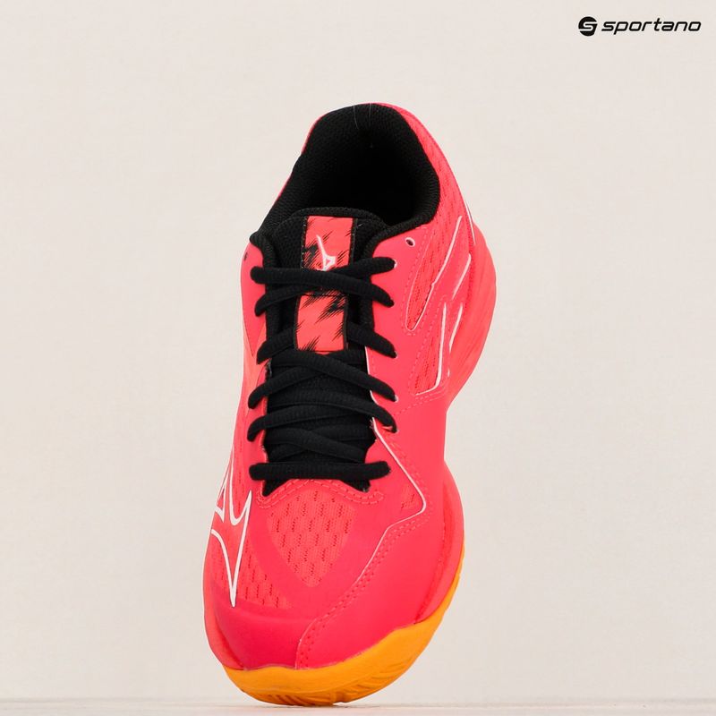 Mizuno Lightning Star Z7 radiant red/white/carrot curl gyermek röplabdacipő 15