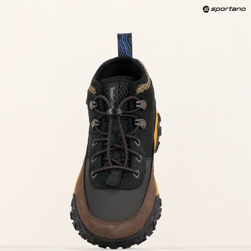 Gyerekcipő Timberland Greenstride Motion 6 Low Lace black nubuck/brown 17