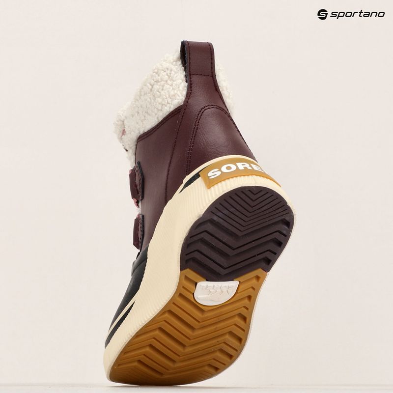 Sorel Youth Out N About IV Chillz epic szilva/fekete gyermek hócsizma 9