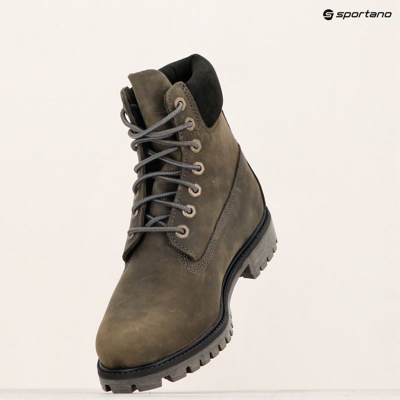 Férfi cipő Timberland Premium 6 In Lace medium grey full grain 17