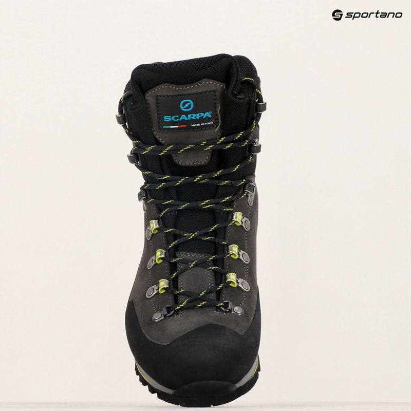 Férfi magashegyi bakancs SCARPA Manta Tech GTX shark/lime 9