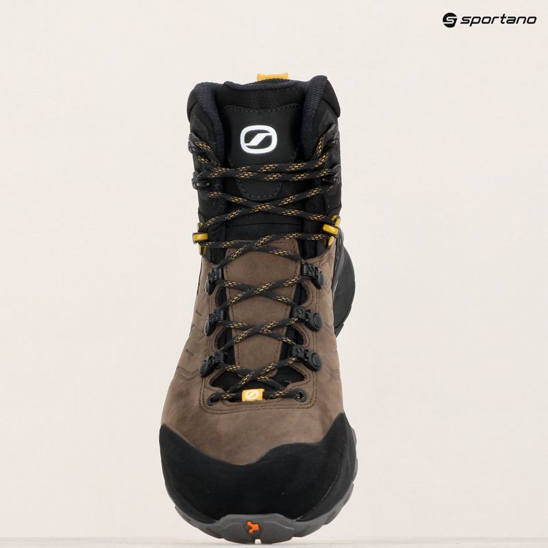 Férfi trekking cipő SCARPA Rush TRK Pro GTX volcano/mustard 15