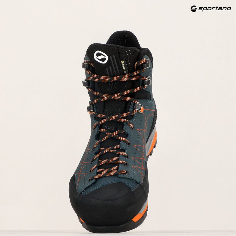 Férfi átmeneti cipő SCARPA Zodiac TRK GTX petrol/rust orange 16