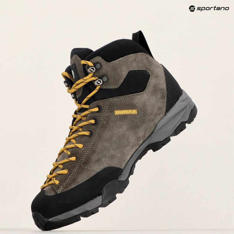 Férfi trekking cipő SCARPA Mojito Hike GTX titanium/mustard 9