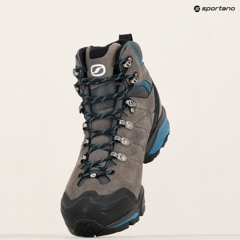 Férfi trekking cipő SCARPA ZG Trek GTX titanium/lake blue 15