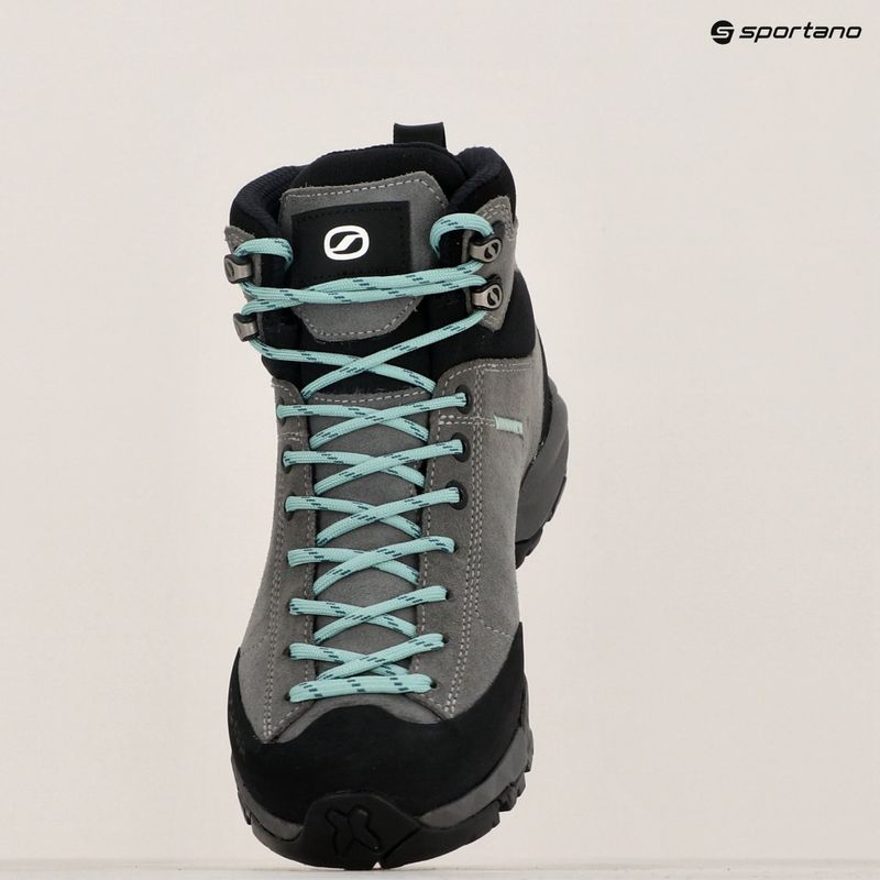 Női trekking cipő SCARPA Mojito Hike GTX smoke/jade 15