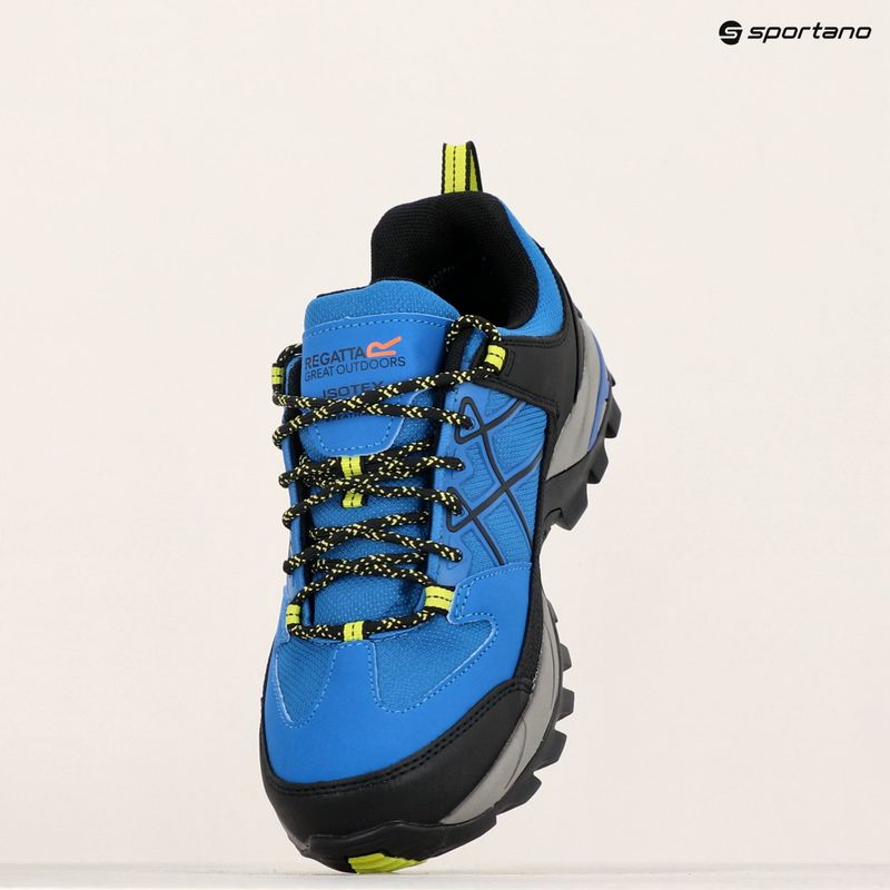 Férfi trekking cipő REGATTA Samaris III Low blue/lime punch 17