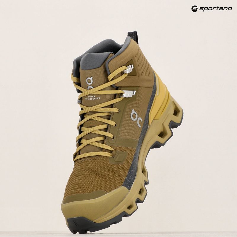 Férfi On Cloudrock 2 Vízálló vadász/szafari trekking cipő 9