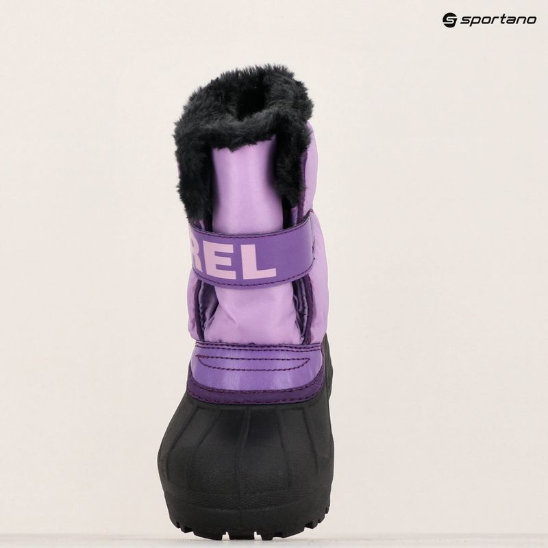 Sorel Gyermek Snow Commander gumdrop/lila lila hócsizma gumdrop/purple violet 16