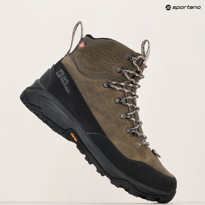 Férfi trekking cipő Jack Wolfskin Terraquest Arctic Texapore Mid cold coffee 11