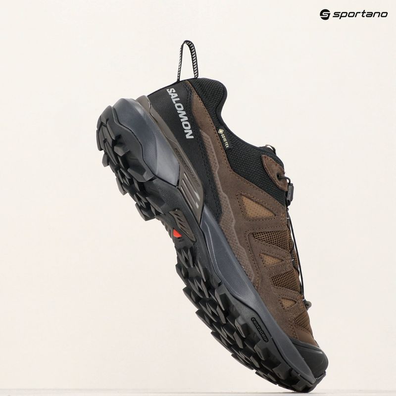 Férfi túrabakancs Salomon X ULTRA 360 LTR GTX sötét föld/delicioso/ sharkskin 20
