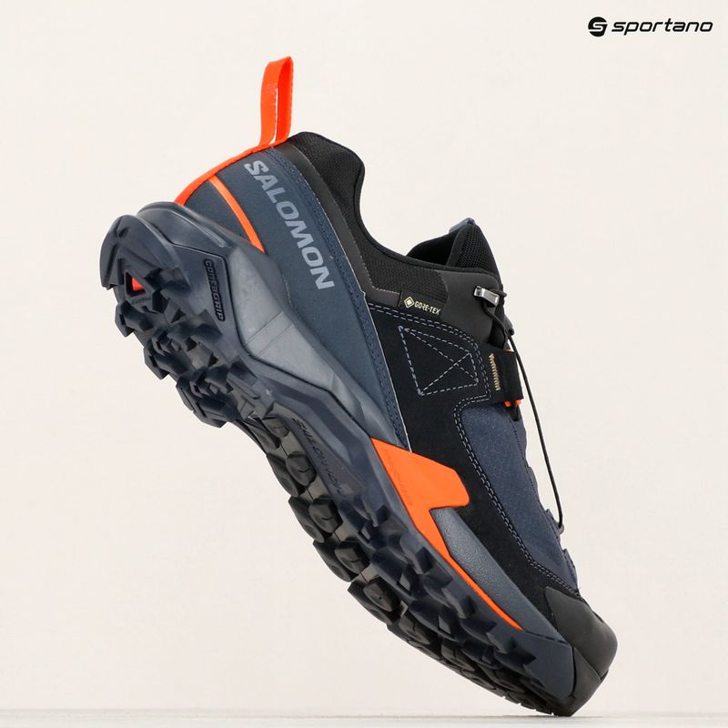 Férfi trekking cipő Salomon X Ultra Alpine GTX grisaille/black/red orange 22