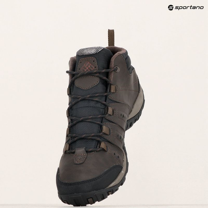 Férfi Columbia Woodburn Ii Chukka WP OH cordovan/ gránátvörös csizma 18