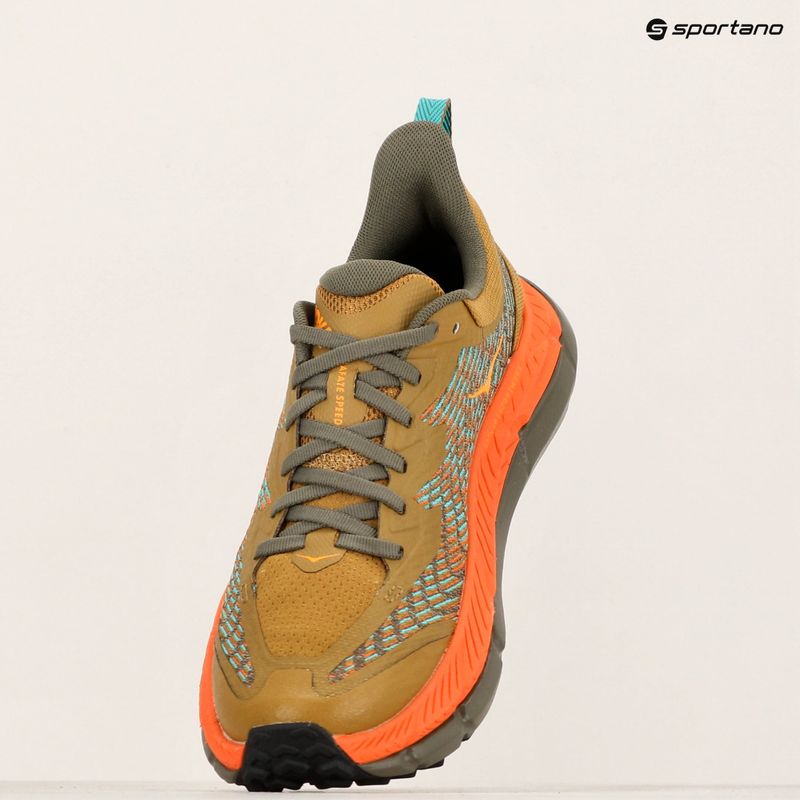 HOKA Mafate Speed 4 antik olajzöld/quash férfi futócipő 9