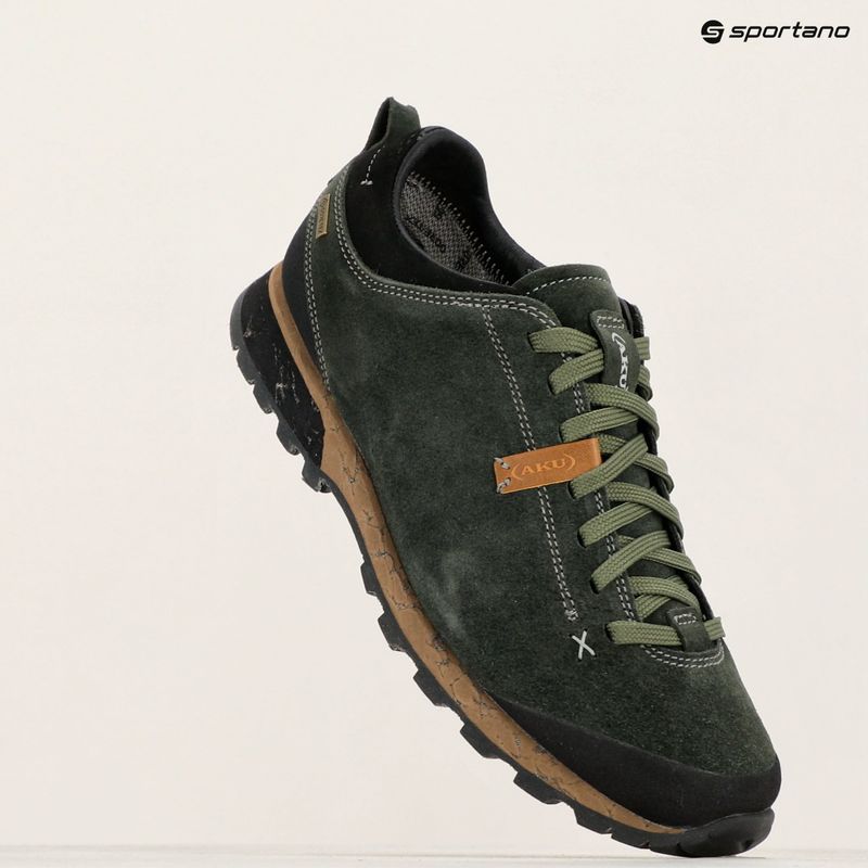 Férfi túracipő AKU Bellamont III Suede GTX dark green/beige 14