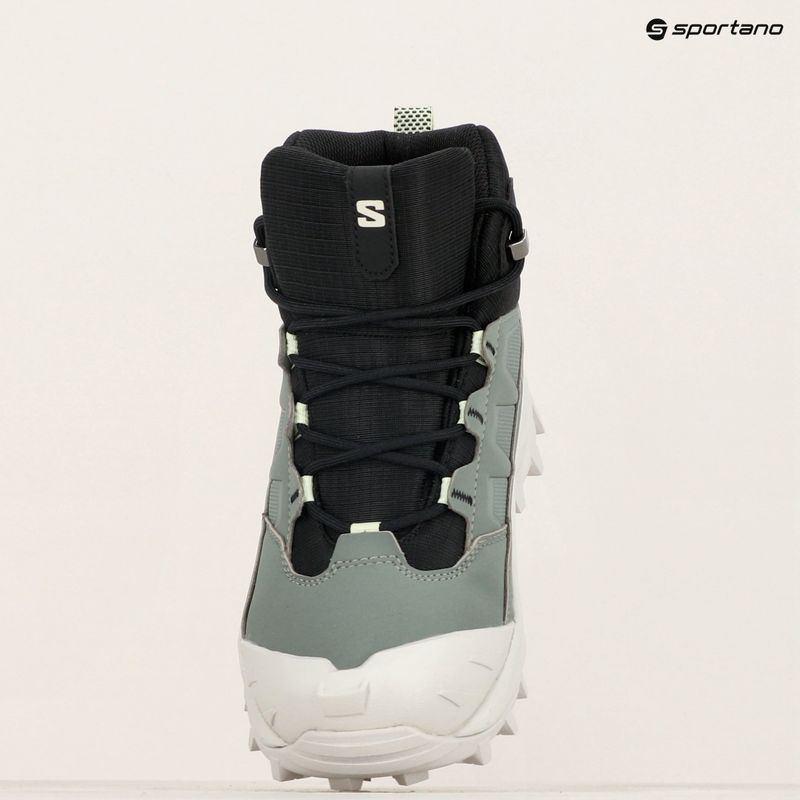 Női trekking cipő Salomon Crosstrak WP agave green/black/can ary green 20