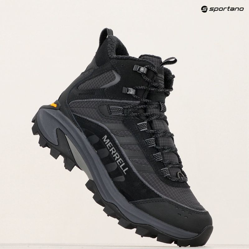 Férfi túracipő Merrell Moab Speed 2 Thermo Mid Wp triple black 14