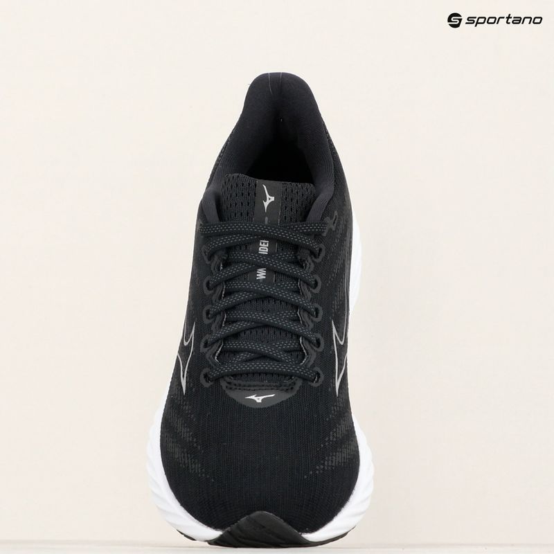 Férfi futócipő Mizuno Wave Rider 28 fekete/ezüst/ebony 9