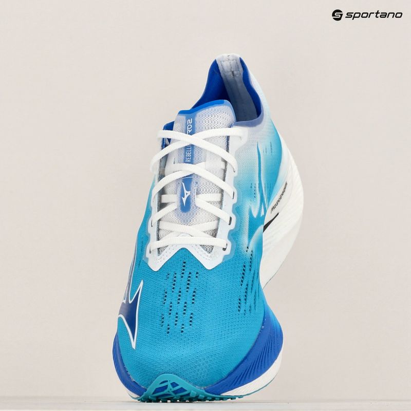 Férfi futócipő Mizuno Wave Rebellion Pro 2 river blue/mugen kék/fehér 14