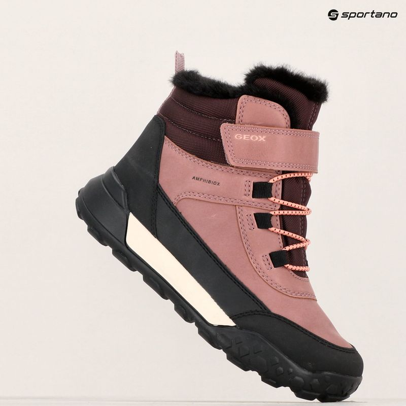 Gyerek hótaposó Geox Trekkyup ABX dark pink 17