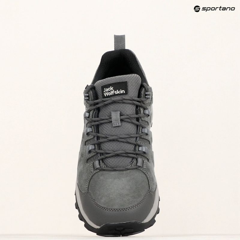 Jack Wolfskin Refugio Texapore Low slate férfi túrabakancsok 10