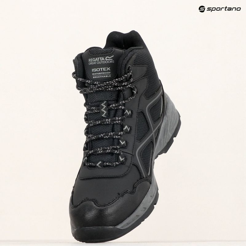 Férfi túracipő REGATTA Vendeavour black/granit 15