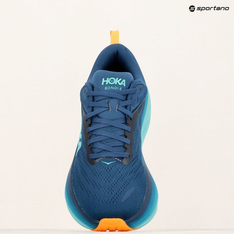 Férfi HOKA Bondi 8 midnight/shoreline futócipő 11