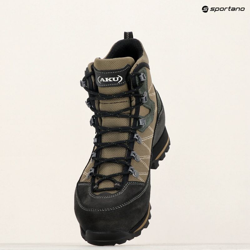 Férfi trekking cipő AKU Trekker Lite III Wide GTX dark brown/anthracite 12