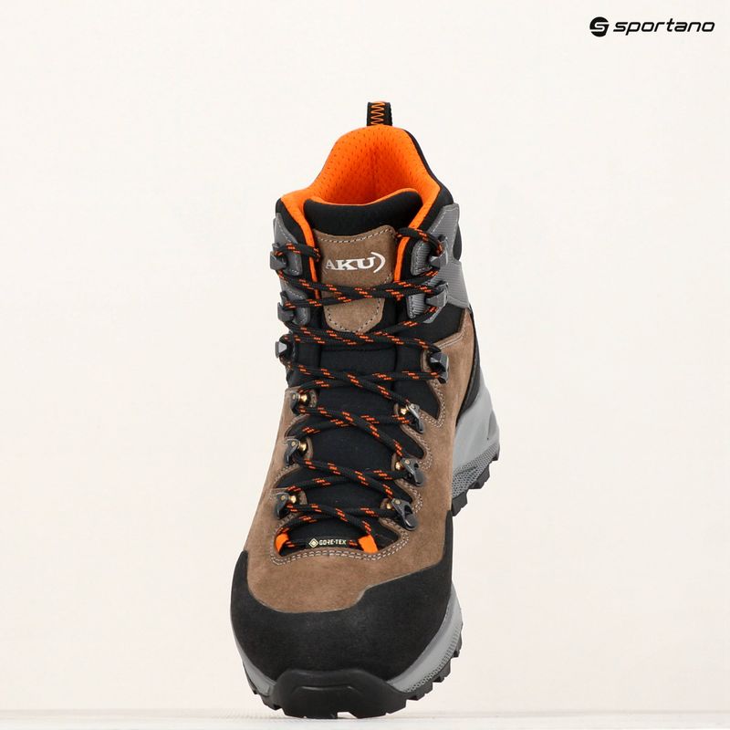 Férfi trekking cipő AKU Alterra II GTX brown/orange 14