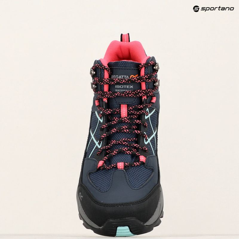 Női trekking cipő REGATTA Samaris III navy/pink 19