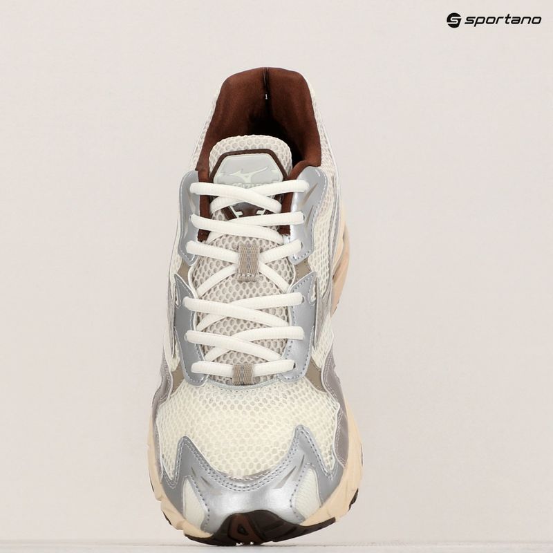 Mizuno Wave Rider 10 cipő hófehér/ezüstfelhő/csikori kávé 18