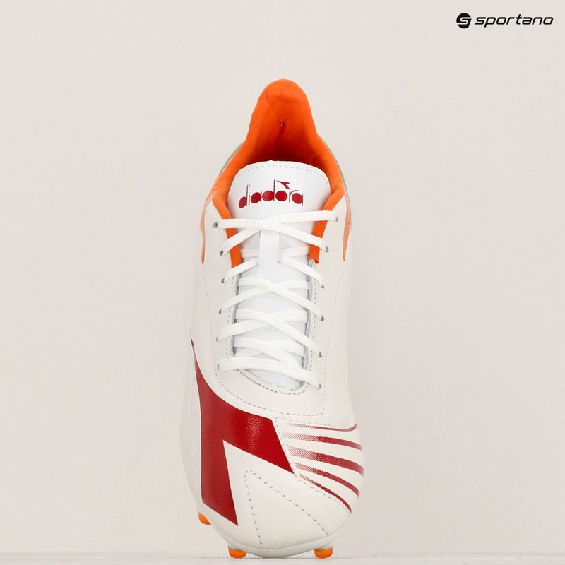 Diadora Maximus LT SLP12 fehér/csili paprika/rózsaszín férfi futballcipő 15