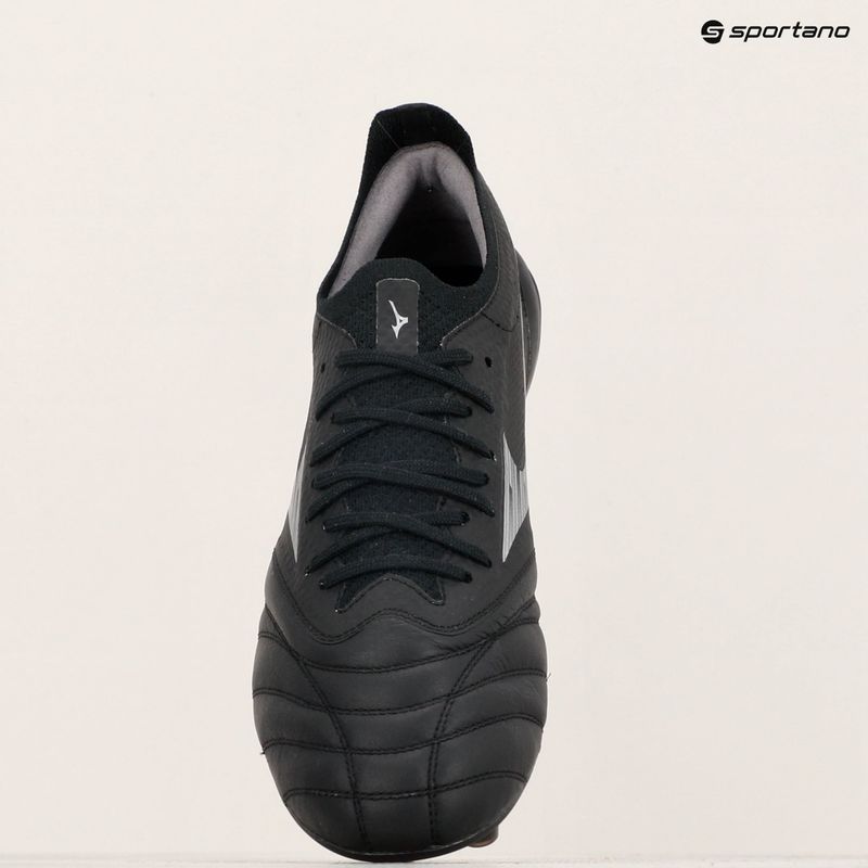 Férfi Mizuno Morelia Neo IV β Elite FG futballcipő fekete/galaxy ezüst 9
