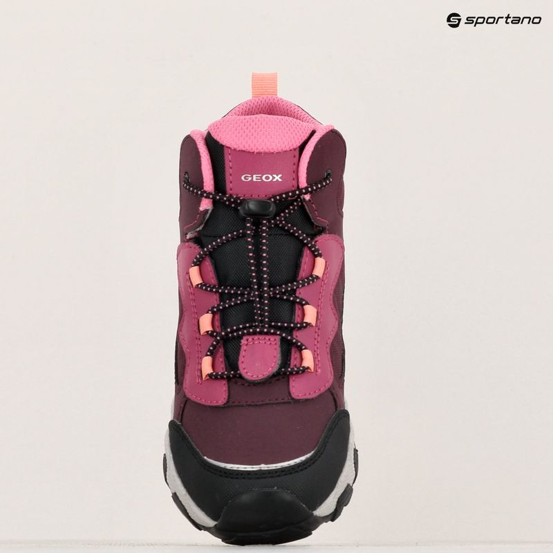 Cipő juniorskie Geox Magnetar ABX burgundy 17