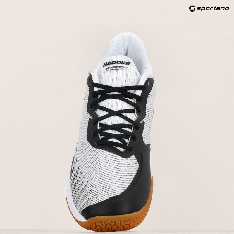 Cipő do badmintona férfi Babolat Shadow Spirit 2 white/ black 15