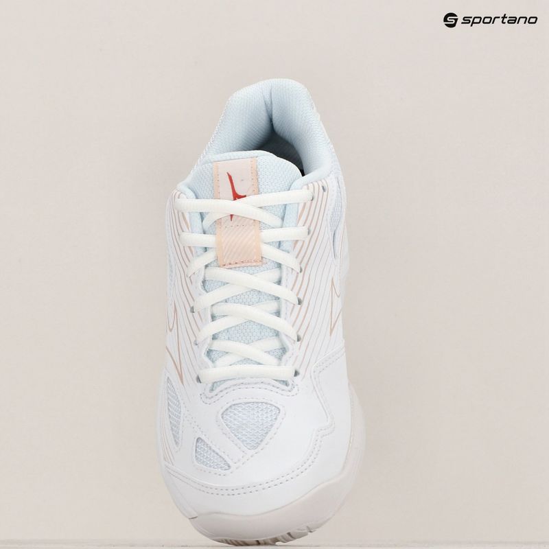 Mizuno Cyclone Speed 4 röplabda cipő fehér/aleutian/felhőrózsaszín 12
