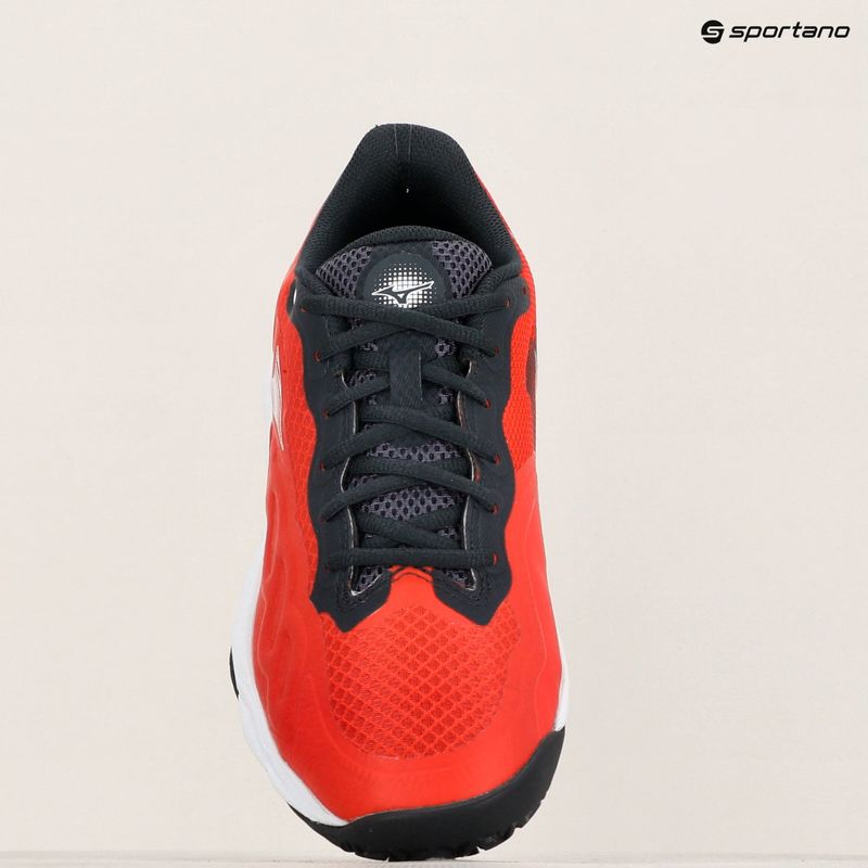 Mizuno Wave Enforce Court Padel salsa/fehér/vulkáni padel cipő 11