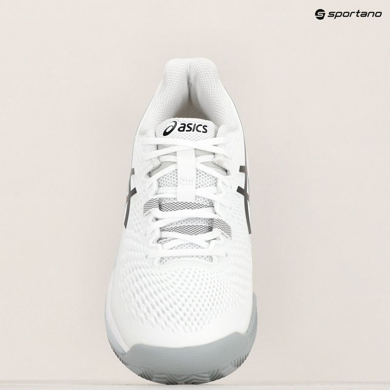 ASICS férfi teniszcipő Gel-Resolution 9 Clay fehér/fekete 15