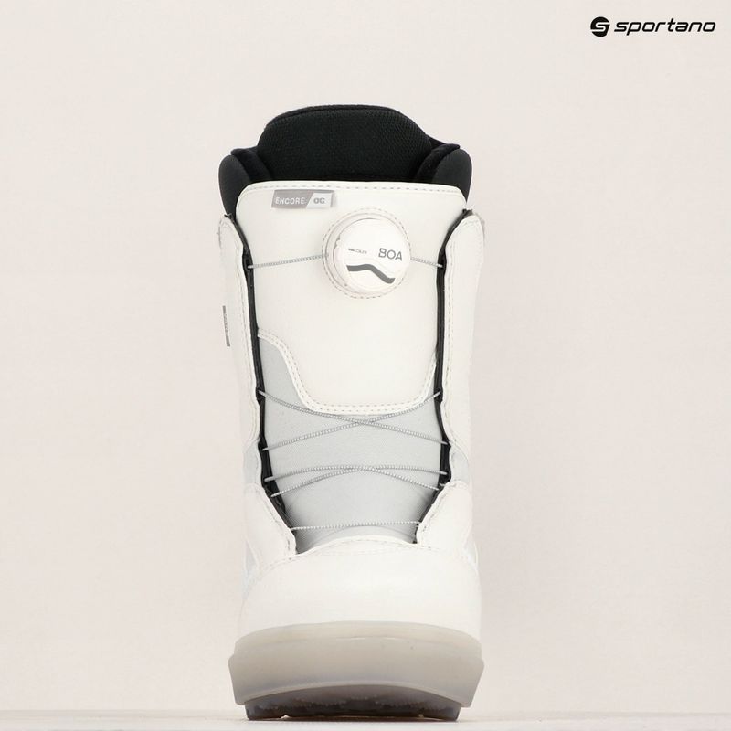 Női snowboard cipő Vans Encore OG white/white 14