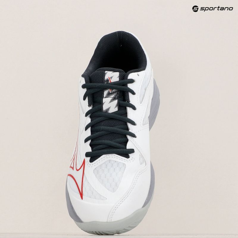 Férfi röplabda cipő Mizuno Thunder Blade Z fehér/salsa/fekete 9