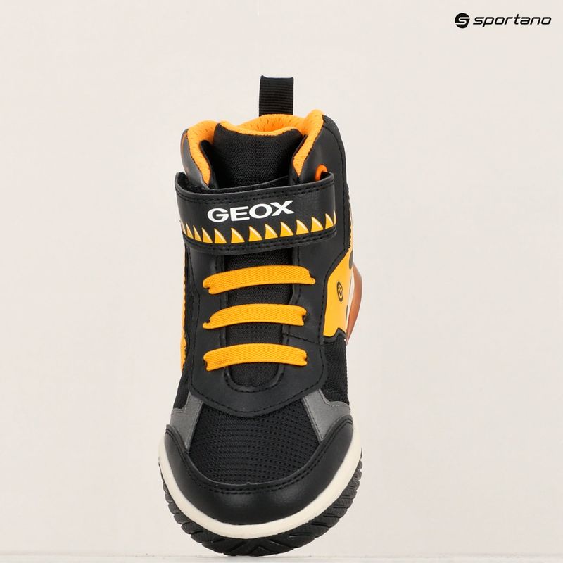 Cipő juniorskie Geox Inek black/yellow 18
