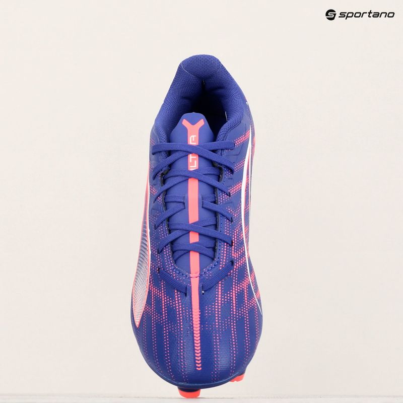 PUMA Ultra 5 Play FG/AG lapis lazuli/puma fehér/sunset gloe futballcipő 16