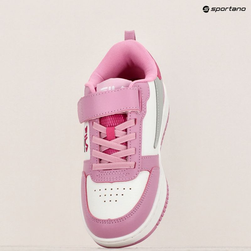 Gyerekcipő FILA Rega Nf Velcro white/moonlite mauve 16