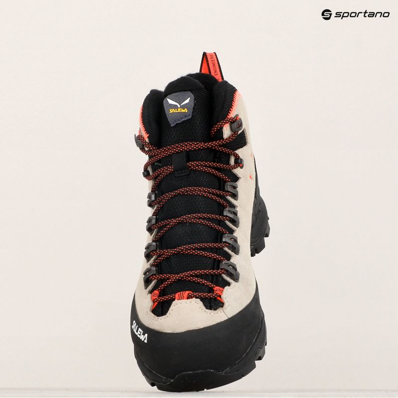 Női trekking cipő Salewa Alp Mate Winter Mid PTX oatmeal/ black 18