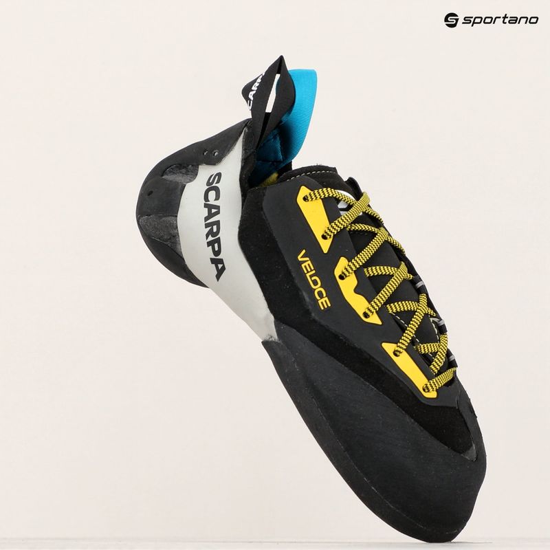 Mászócipő SCARPA Veloce L black/yellow 11